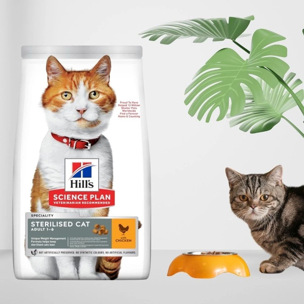 Hill's SCIENCE PLAN Kısırlaştırılmış Yetişkin Tavuklu Kedi Maması 1 kg