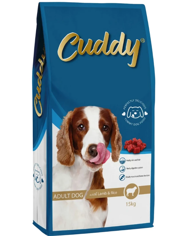 Cuddy Kuzu Etli & Pirinçli Yetişkin Köpek Maması 15Kg
