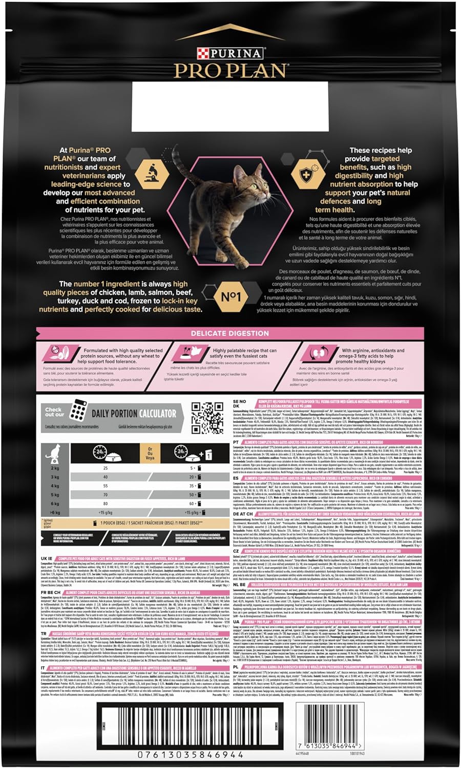 Pro Plan Delicate Kuzu Etli Kuru Kedi Maması 10 kg