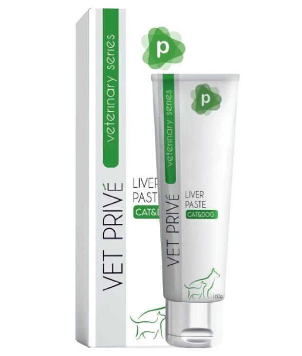 Vet Prive Liver Pasta Kedi ve Köpekler için Karaciğer Destekleyici 100 gr