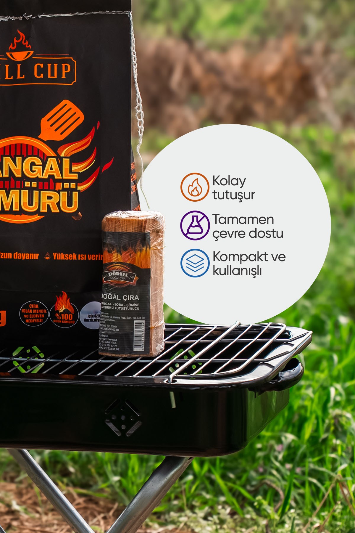 GRILL CUP Kamp ve Piknik Seti