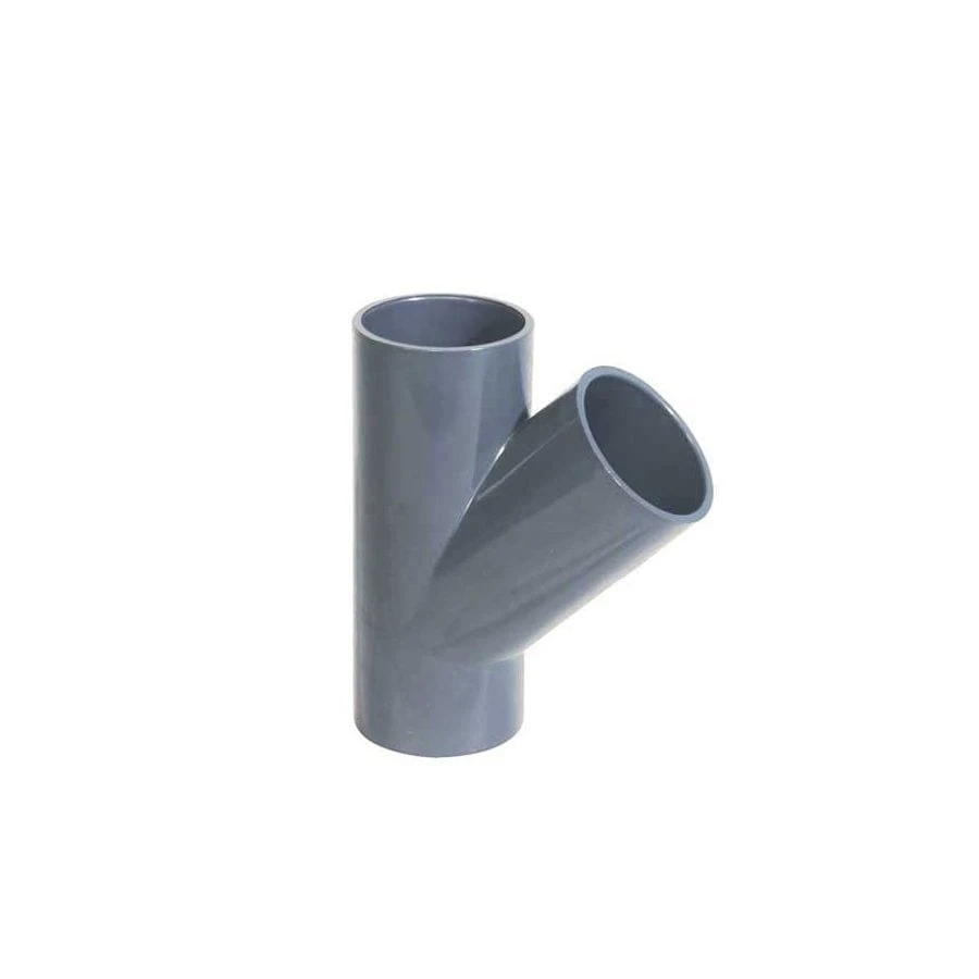 U-PVC YAPIŞTIRMA MUFLU 45º T