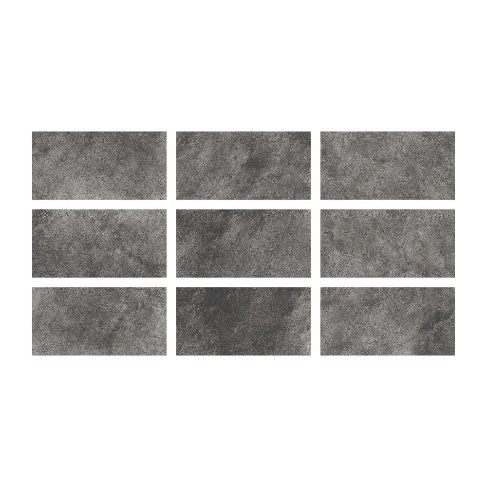 Serapool Pool Garden Anthracite Porselen Havuz Seramik 33x66 cm