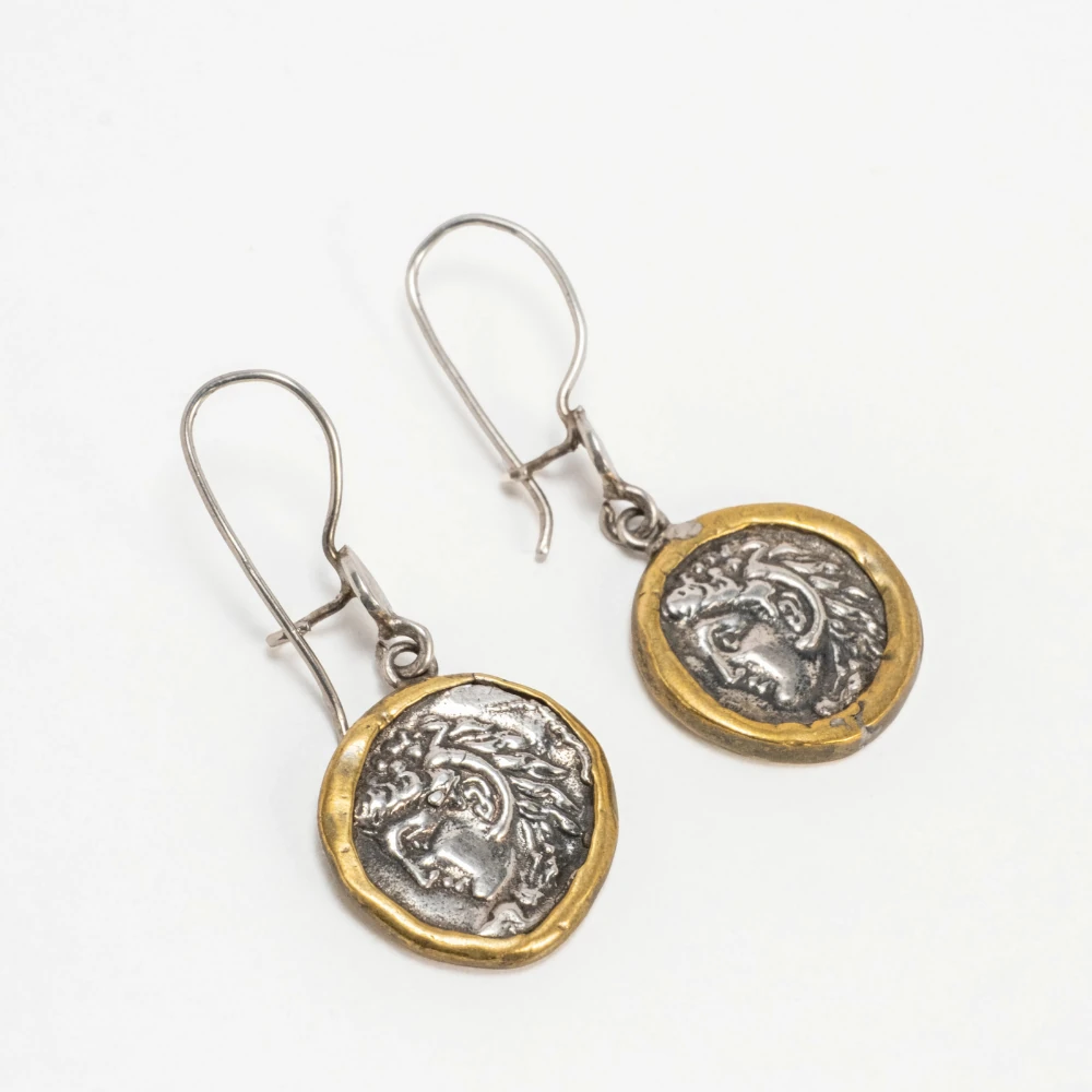 Büyük İskender Para Küpe