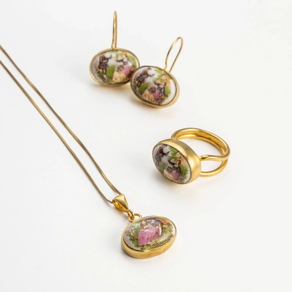 Vintage Limoges Porselen Takım