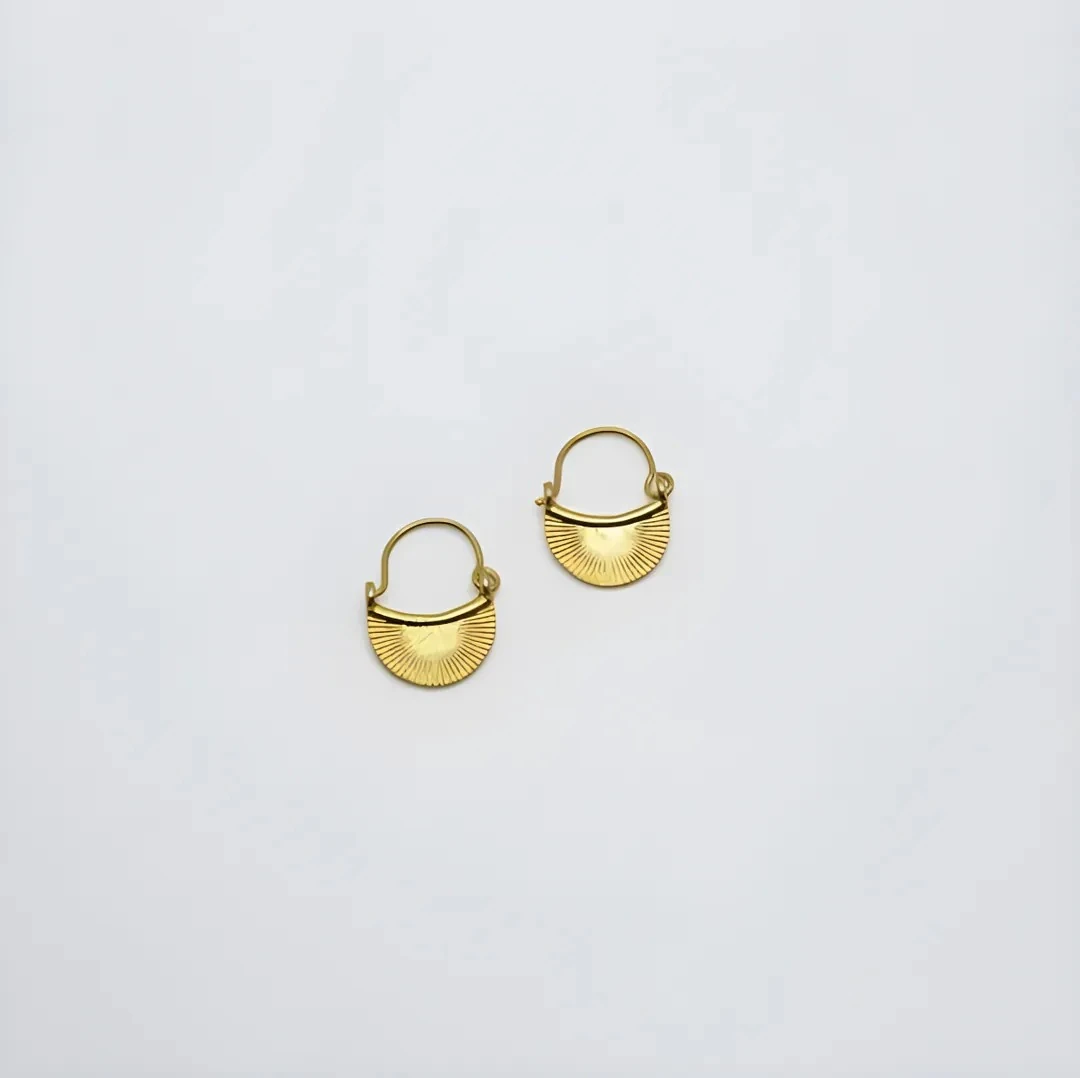 Altın Kaplama Pırpır Küpe