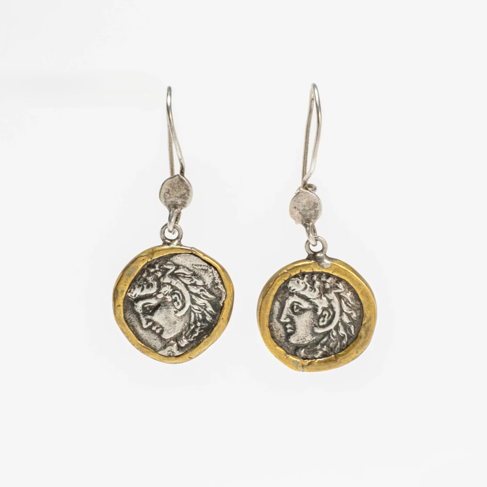 Büyük İskender Para Küpe