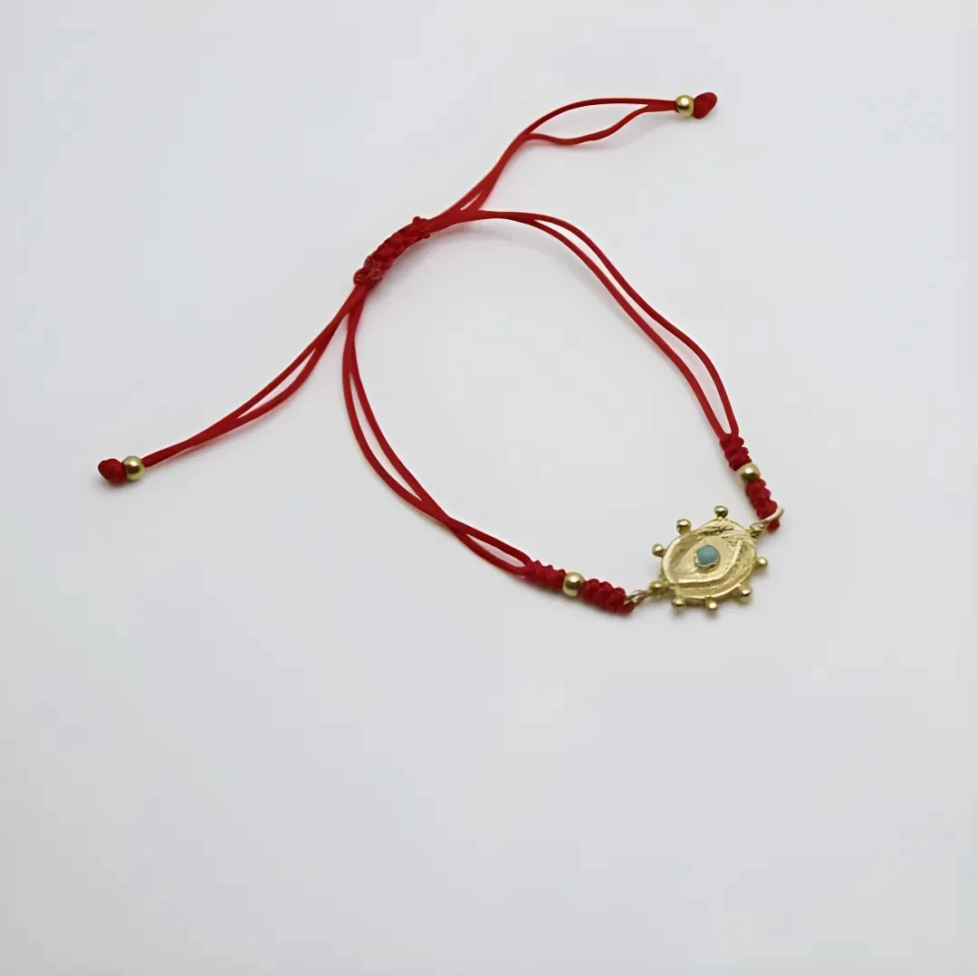 Turkuaz Taşlı Bileklik