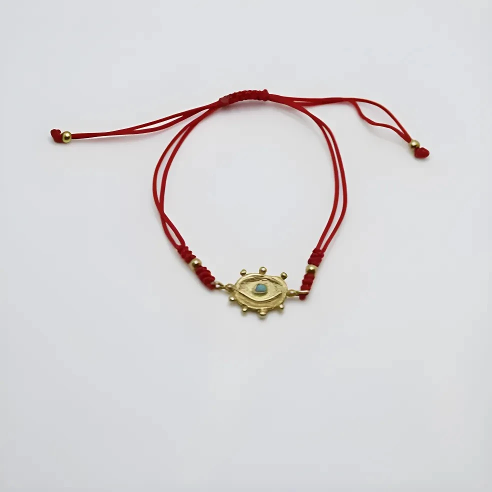 Turkuaz Taşlı Bileklik