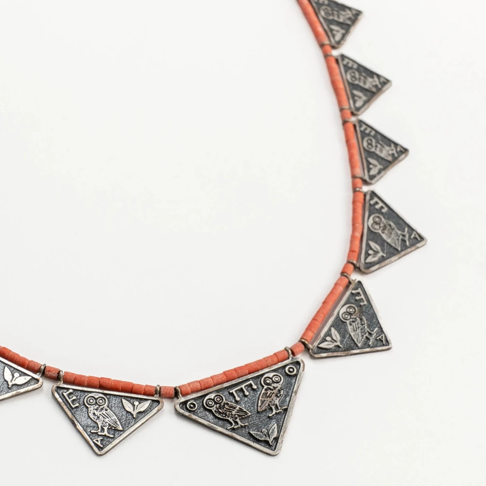 Baykuş Desenli Kolye