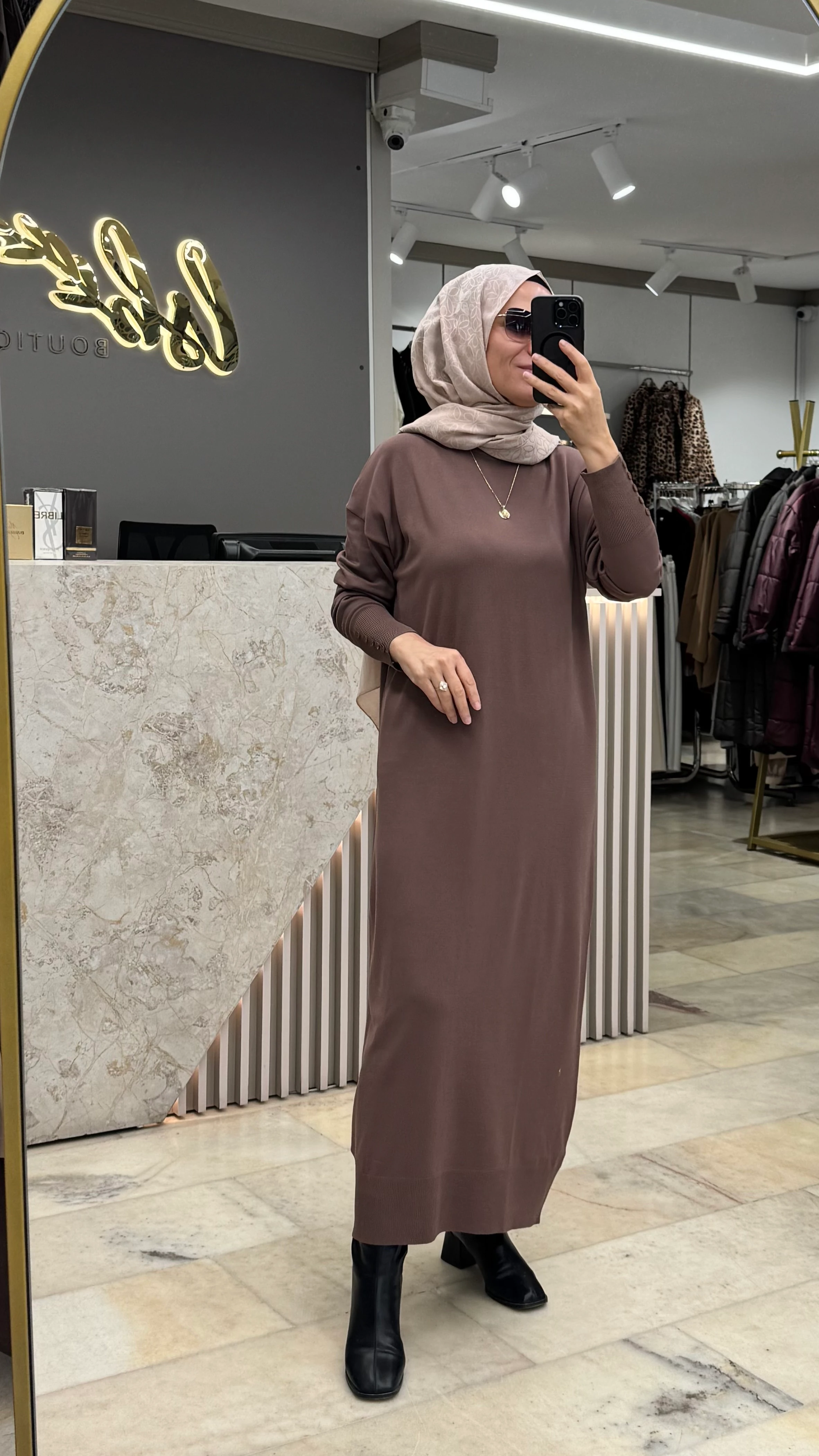 MERWİSH BASIC TRİKO ELBİSE