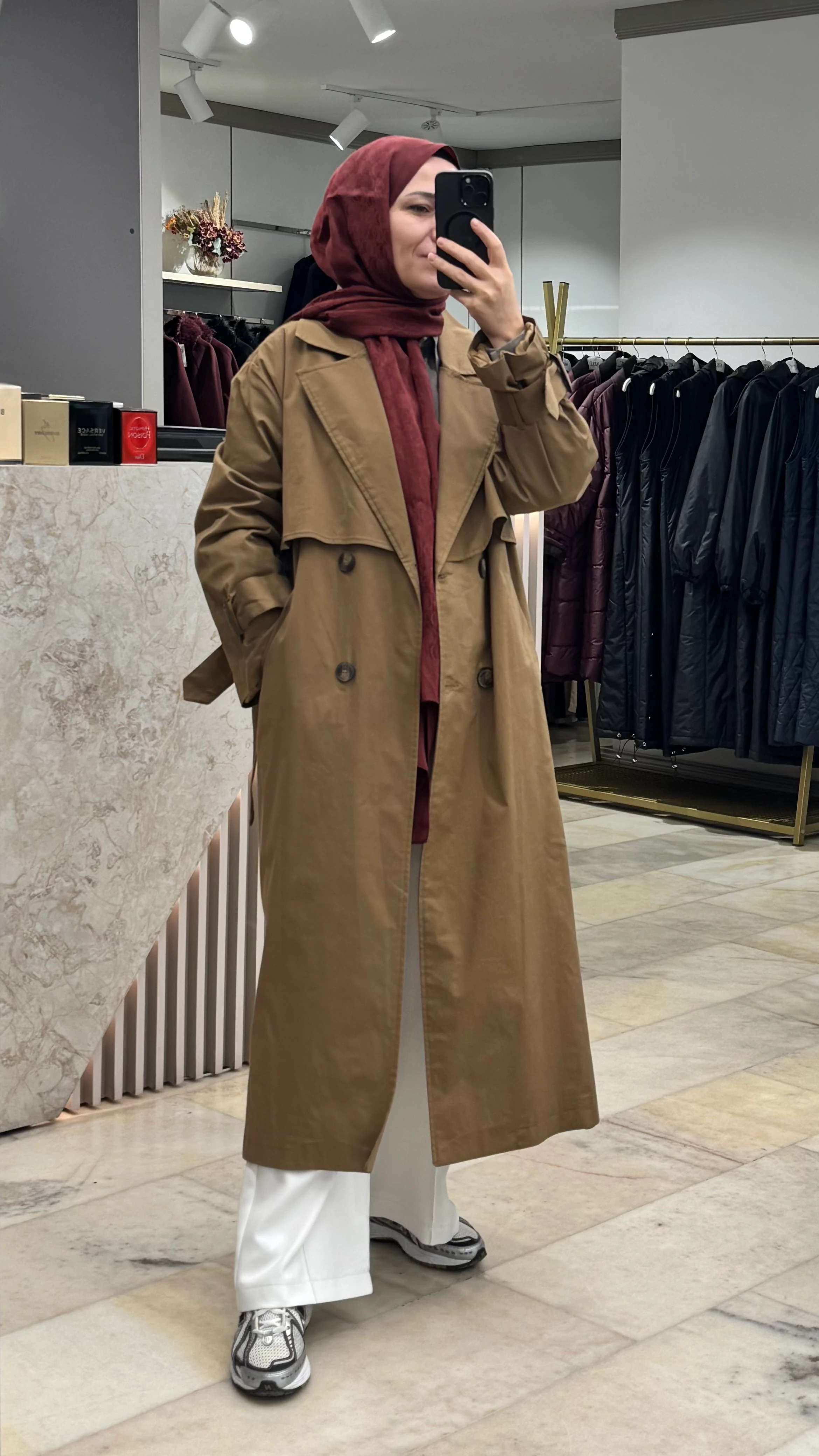 OVERSİZE KEMERİ TOKALI TRENÇKOT