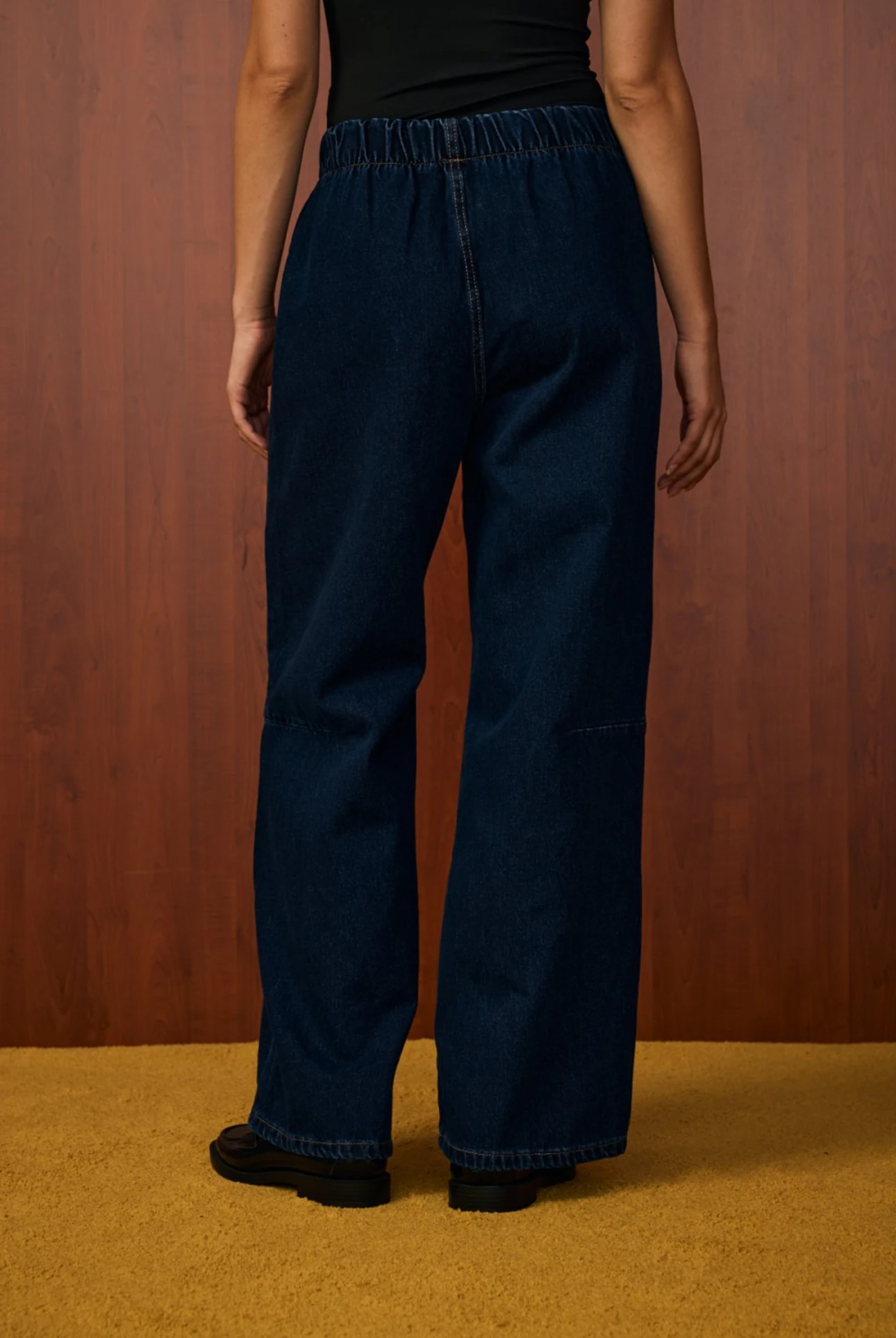 MERWISH PALAZZO DENİM PANTOLON 