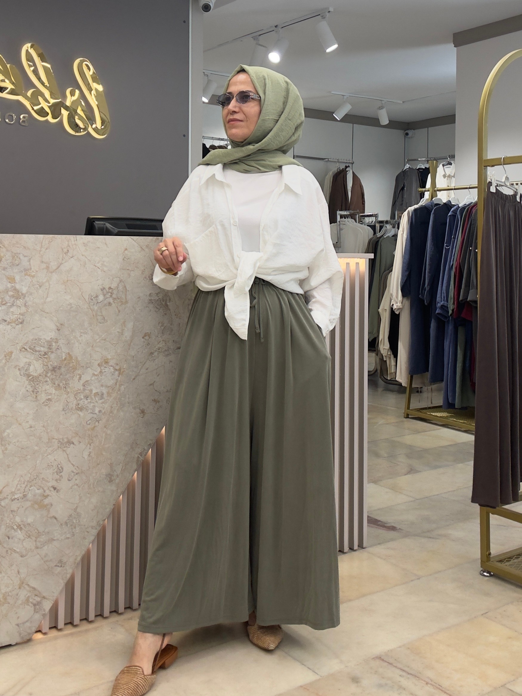PİLELİ OYSHO ETEK PANTOLON