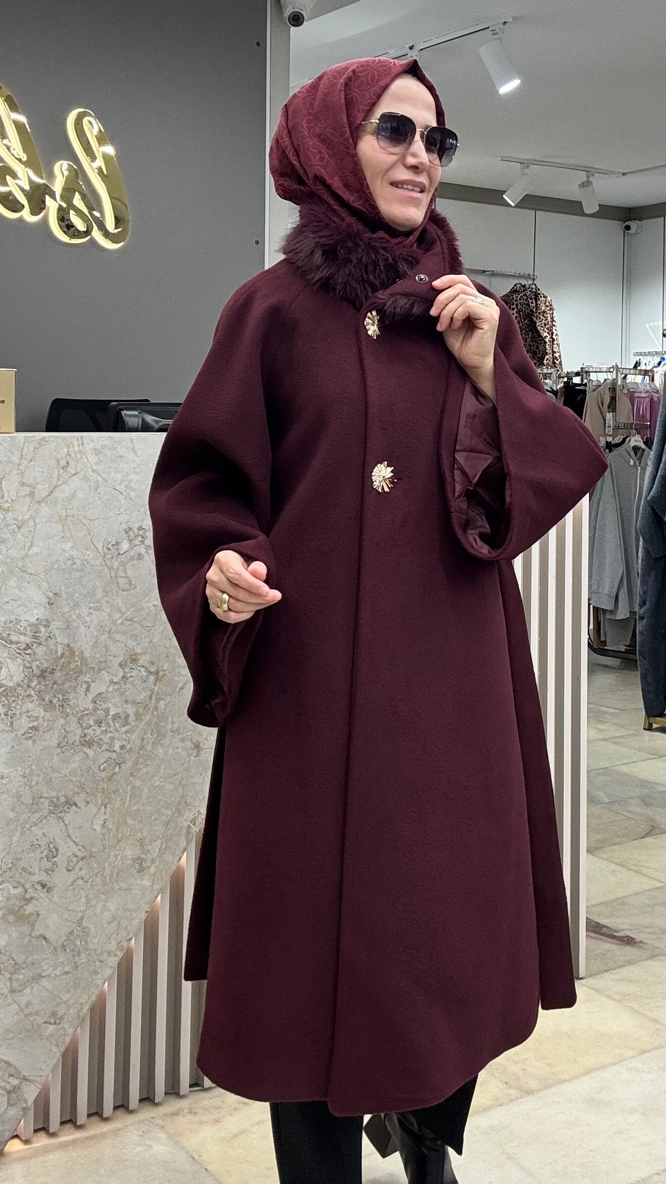 GENİŞ KOL KAŞE KABAN 