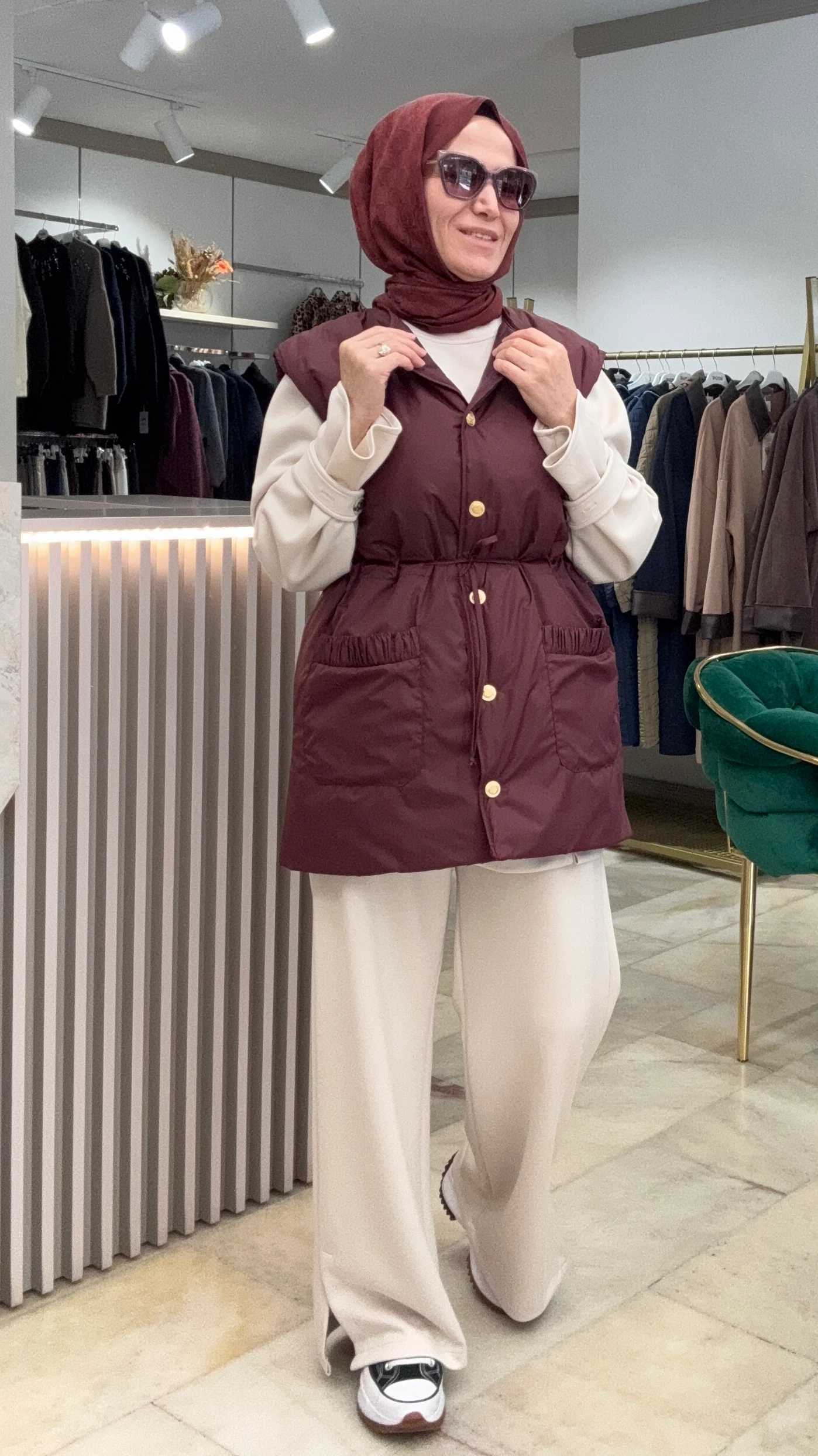 MERWİSH HUE ŞİŞME YELEK