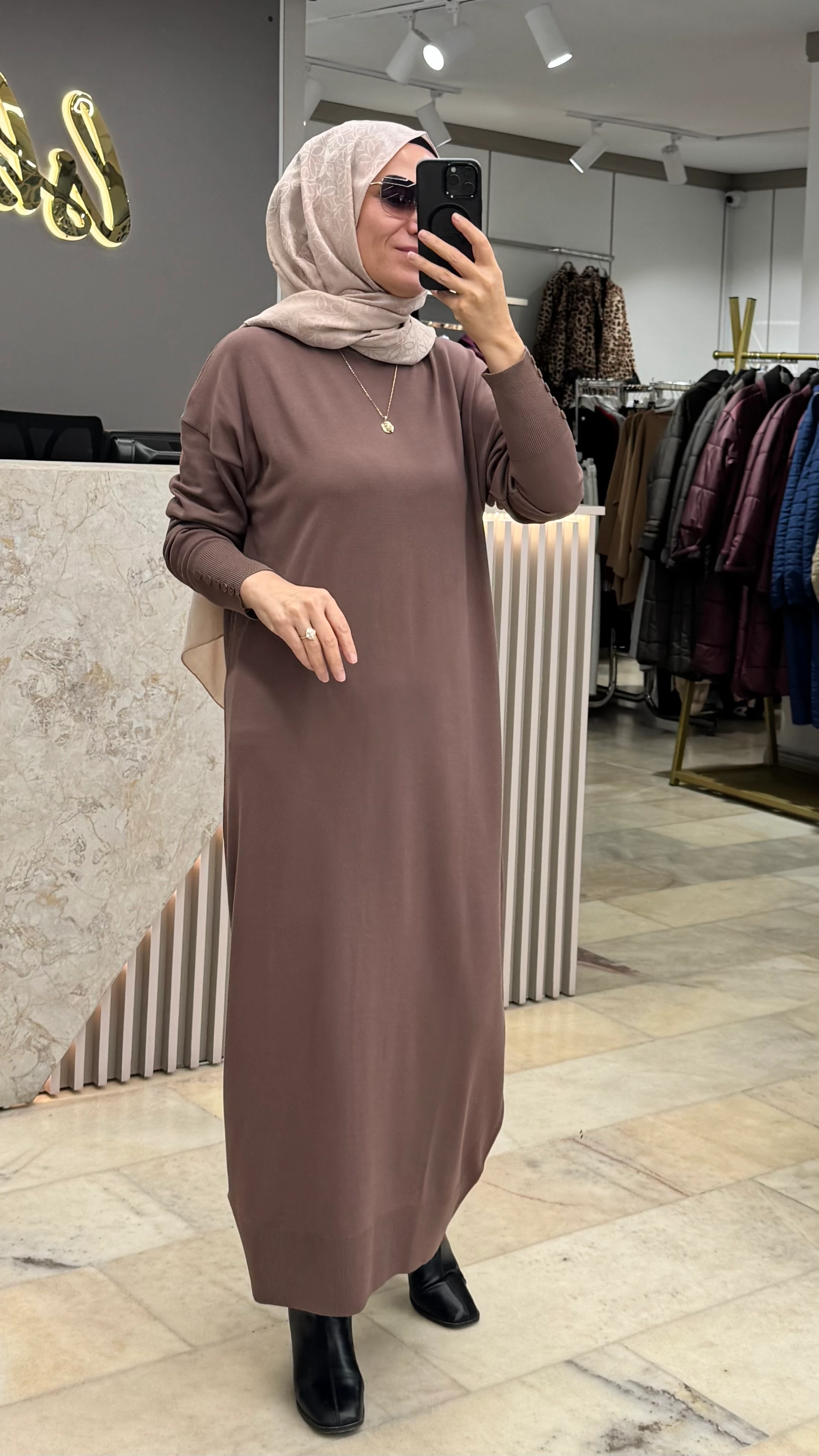 MERWİSH BASIC TRİKO ELBİSE