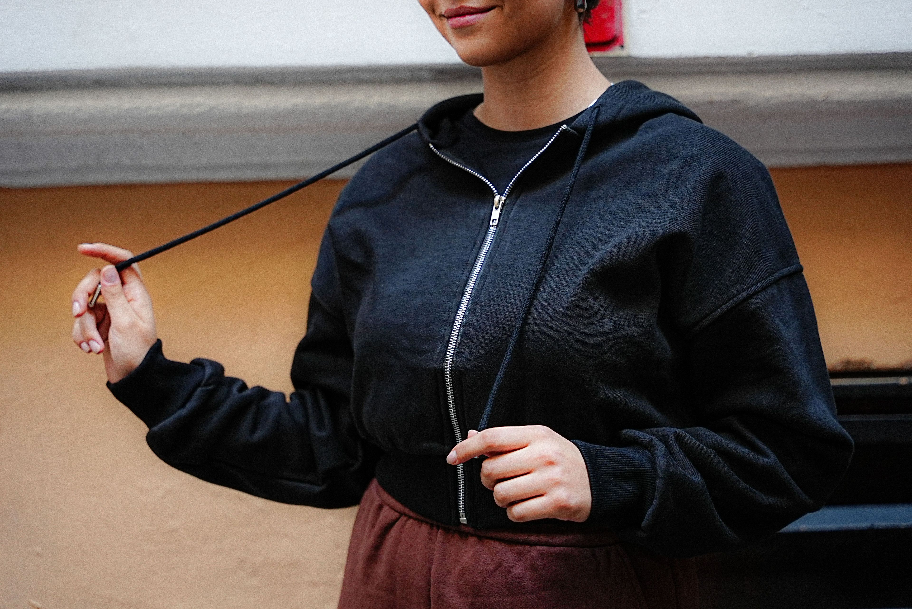 ZR Model Fermuarlı Sweatshirt