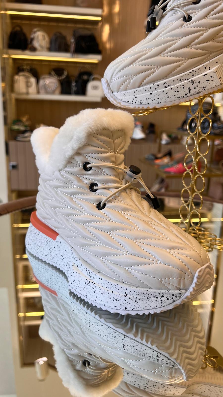 İthal Kadın Fermuarsız Kar Botu