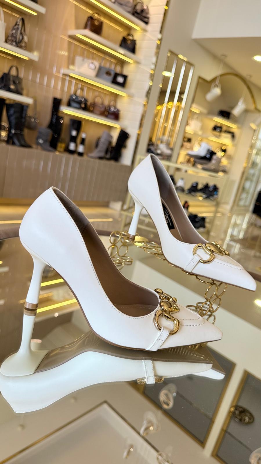 İthal Kalp Aksesuarlı Kadın Stiletto