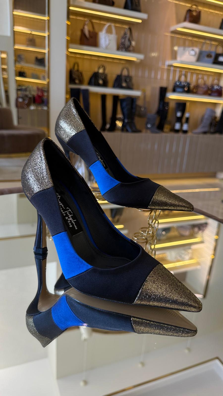 İthal Kadın Üç Renk Stiletto