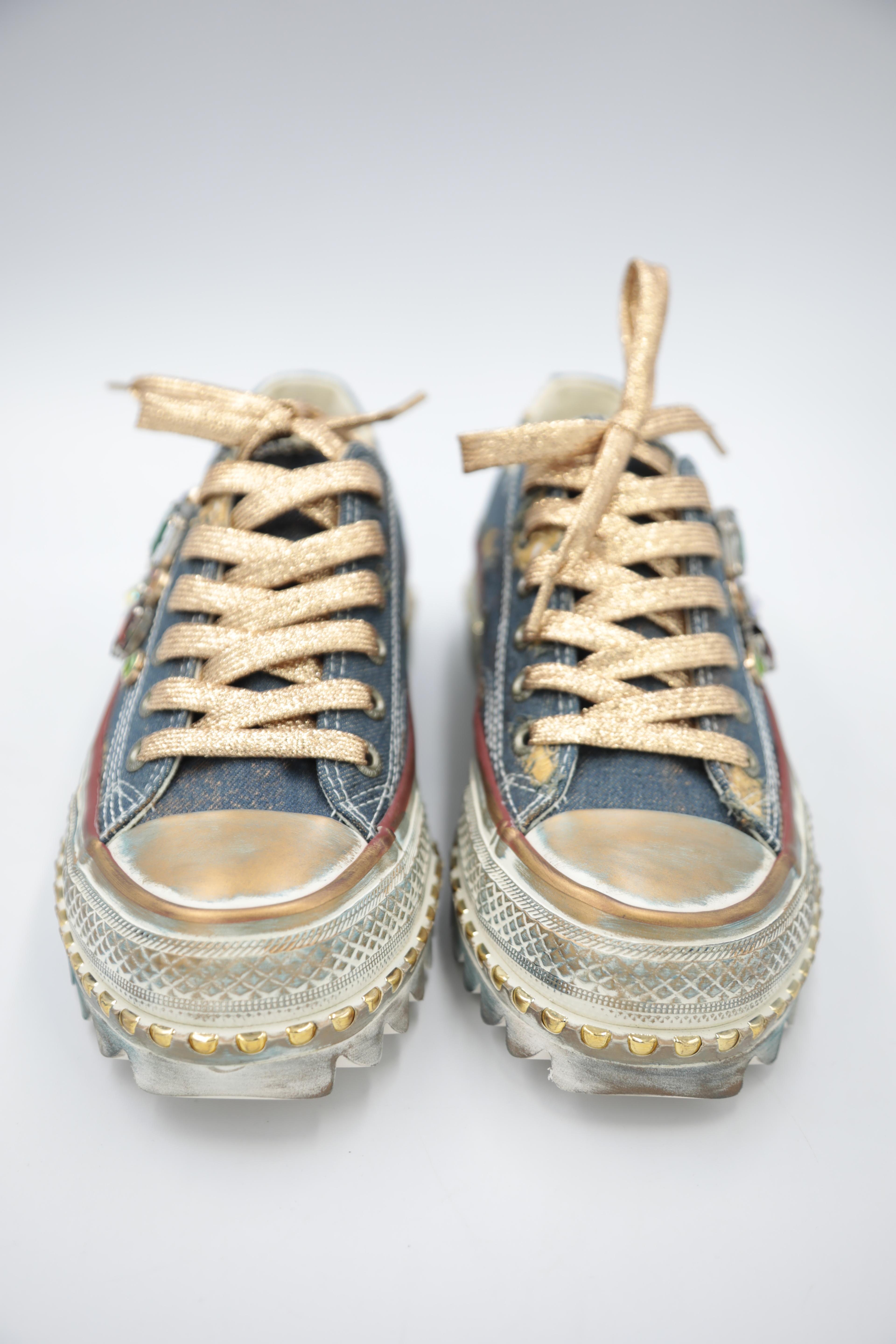 İthal Mavi Taşlı Model Converse Ayakkabı