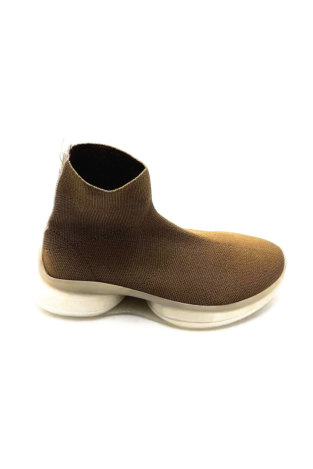 Lili Bağcıksız Streç Bez Çorap Kadın Sneaker