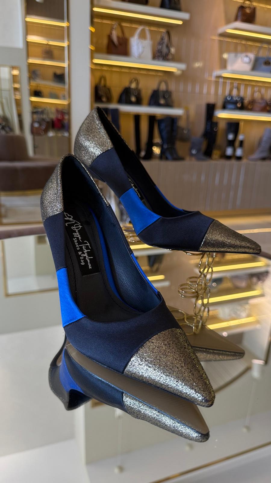 İthal Kadın Üç Renk Stiletto