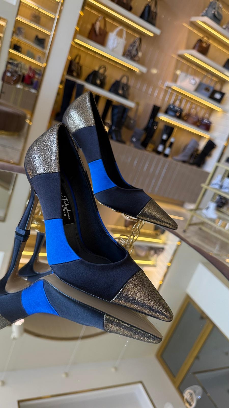 İthal Kadın Üç Renk Stiletto