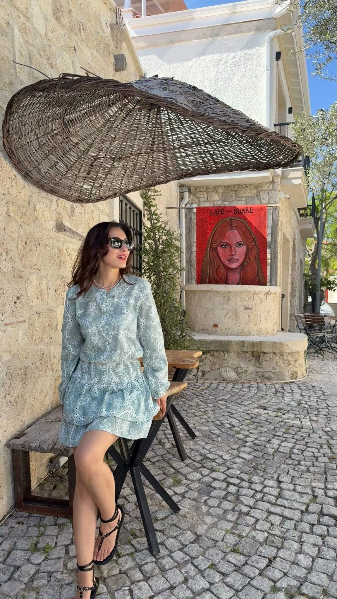 İşlemeli Mint Takım