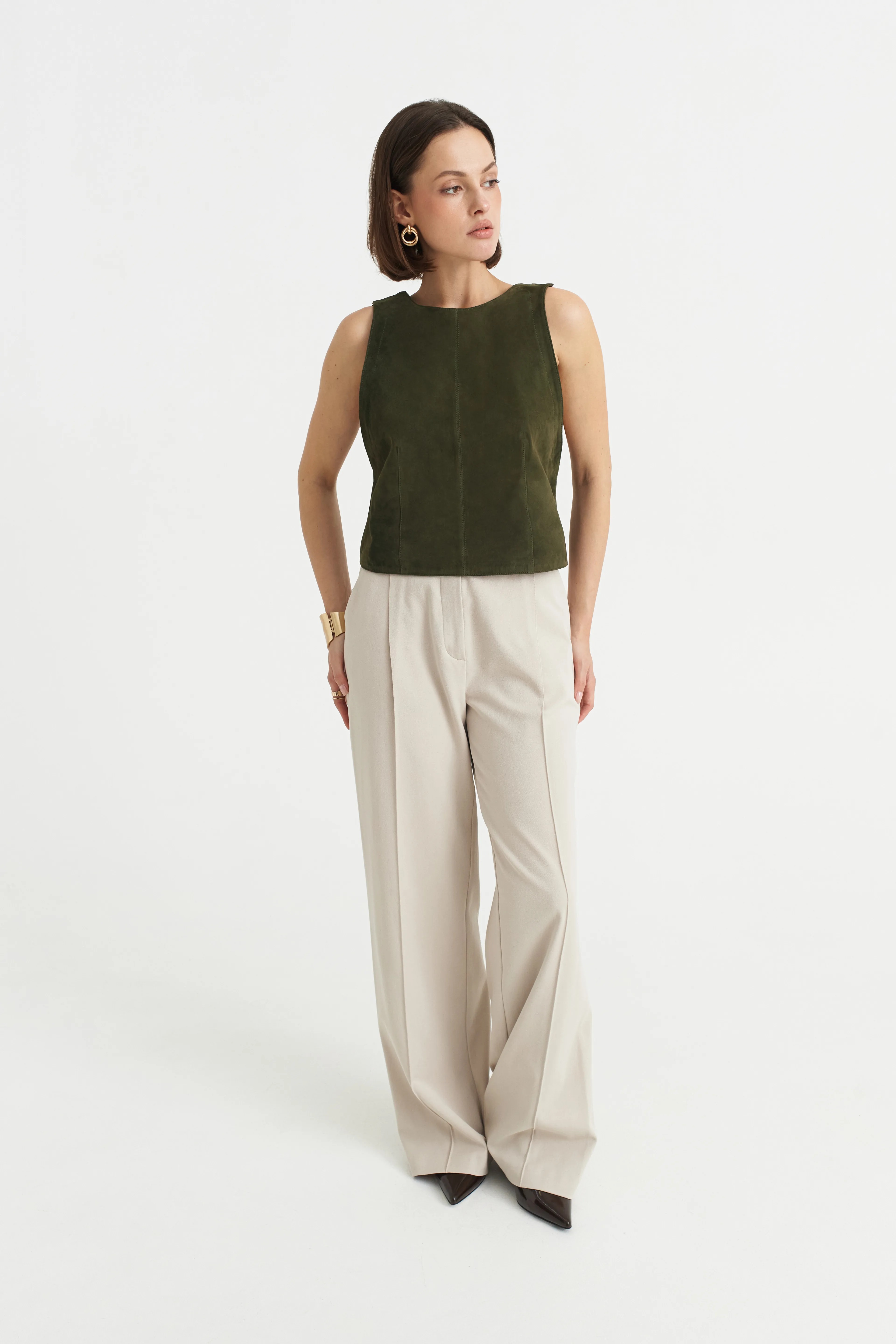 LINE SHELL - SUET ÜST