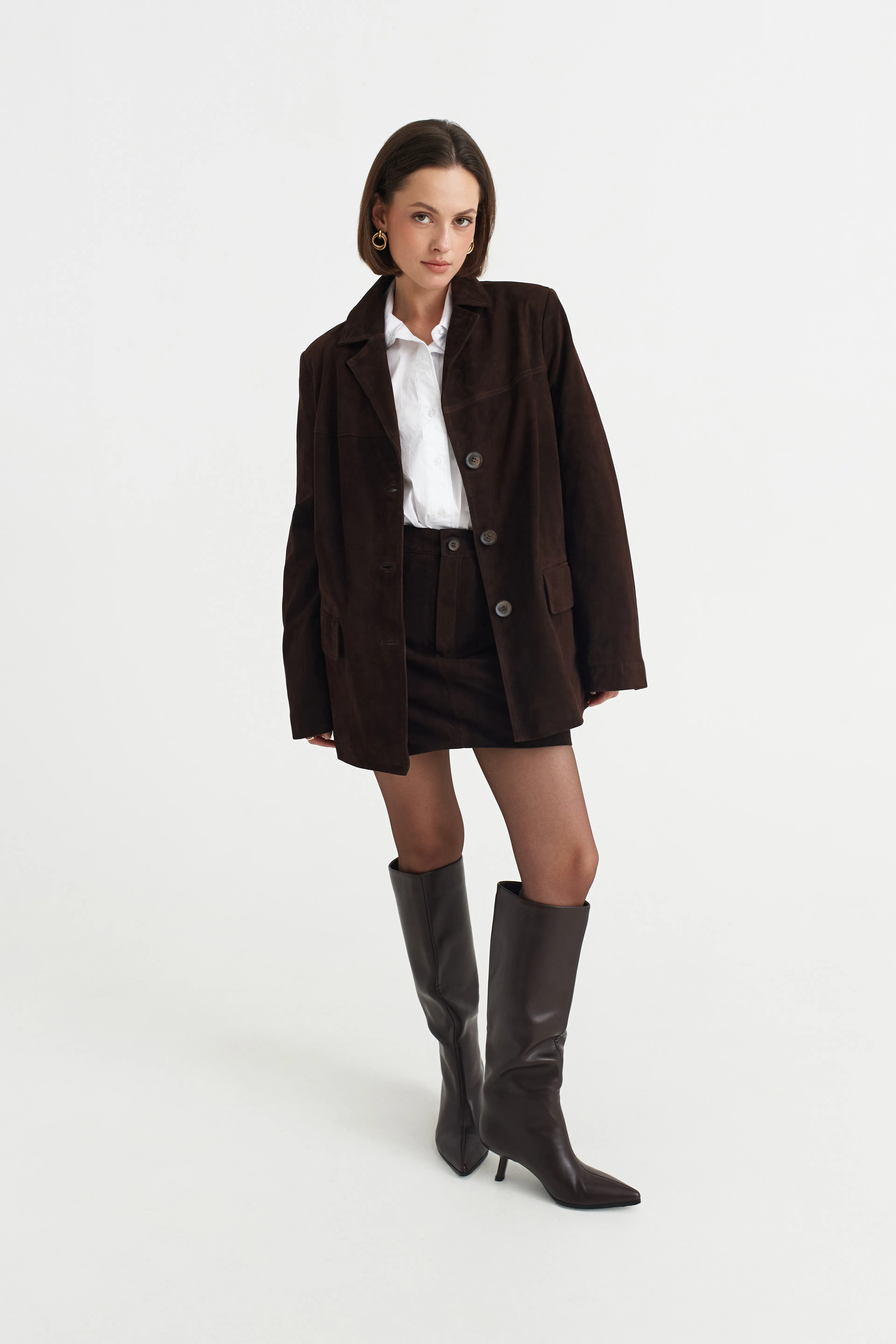 SILENT FRAME - BÜYÜK BOY SUET CEKET