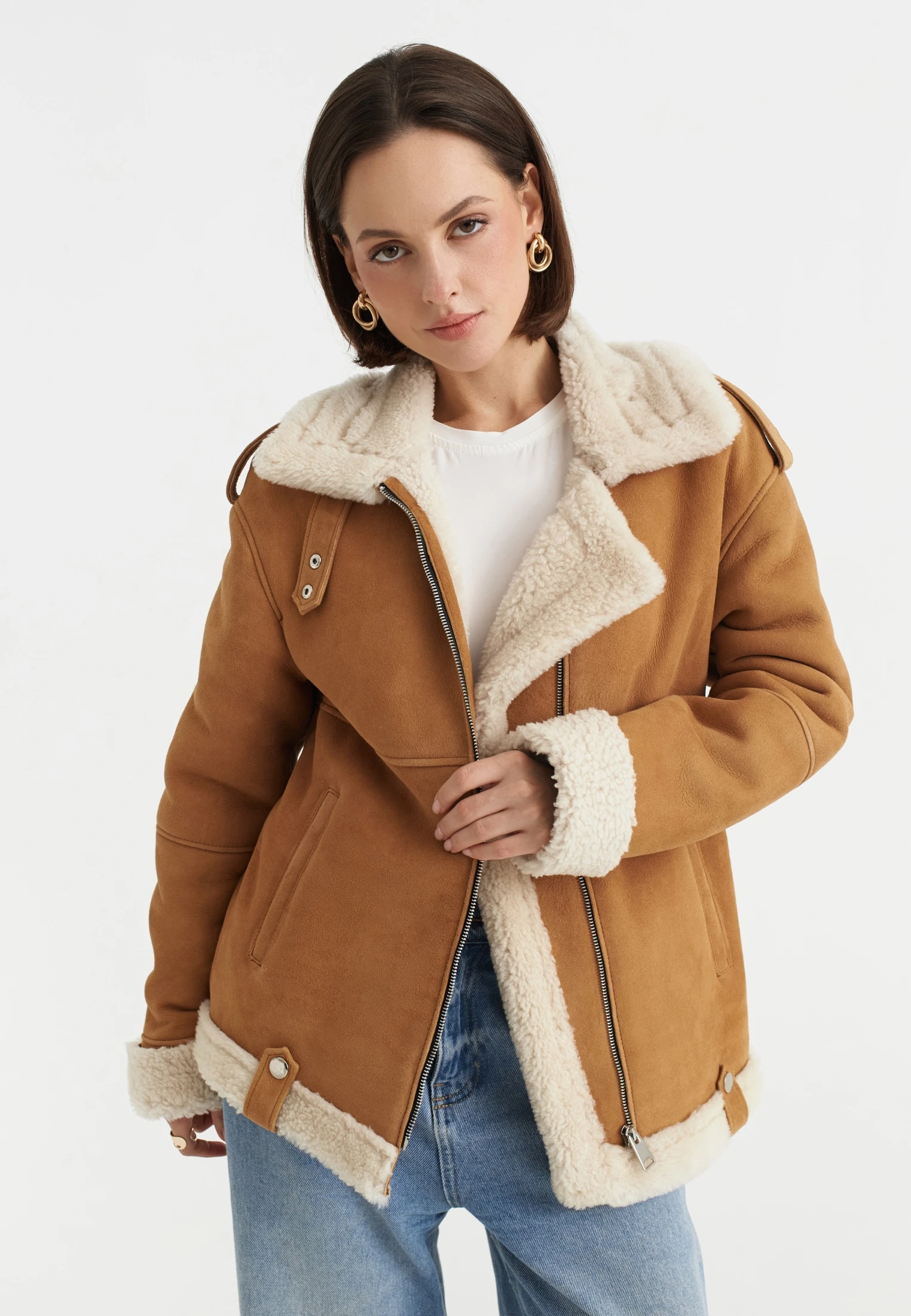 JESSICA - İÇİ KÜRKLÜ DERİ MONT