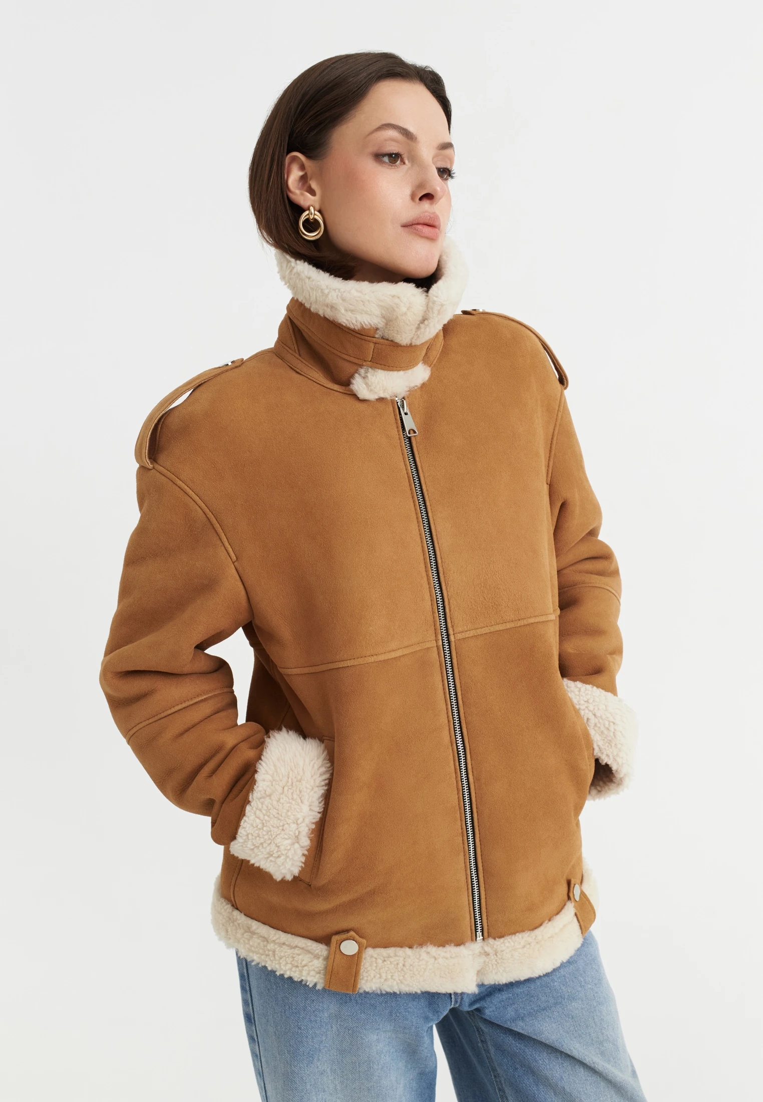 JESSICA - İÇİ KÜRKLÜ DERİ MONT