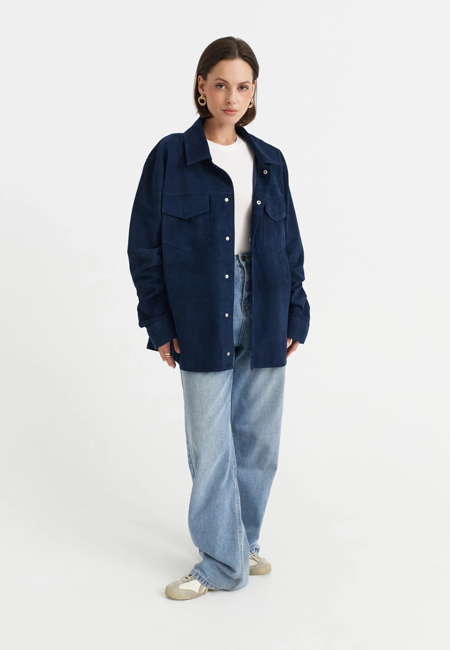 QUIET LAYER - BÜYÜK BOY SUET GÖMLEK