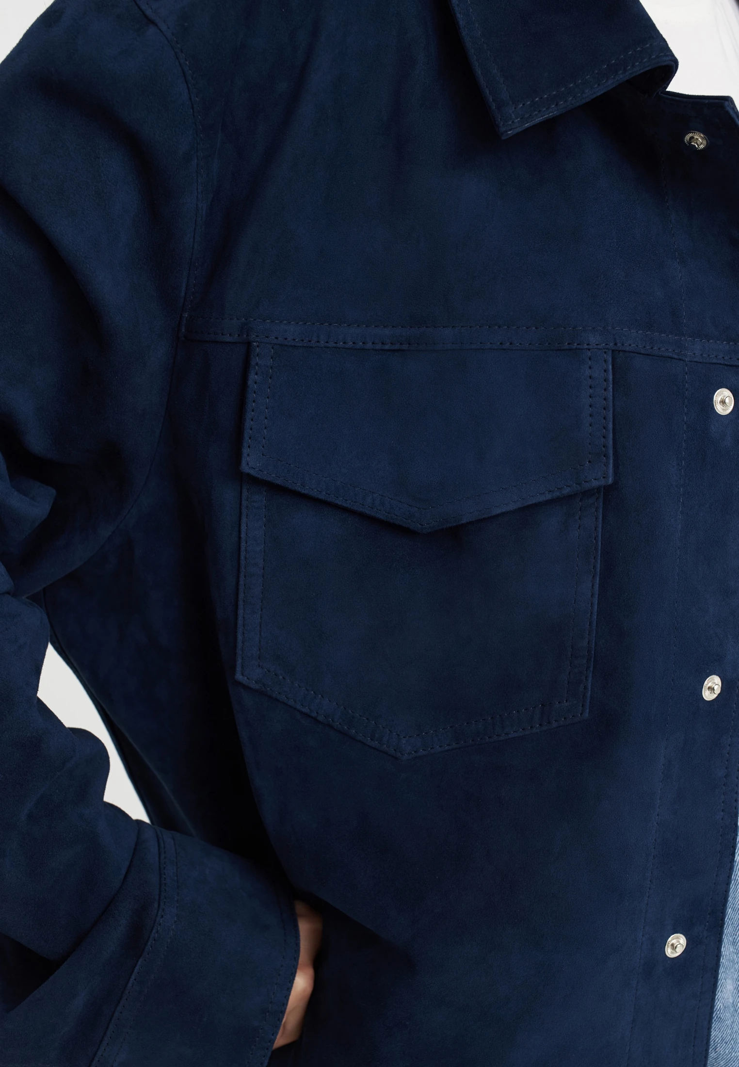 QUIET LAYER - BÜYÜK BOY SUET GÖMLEK