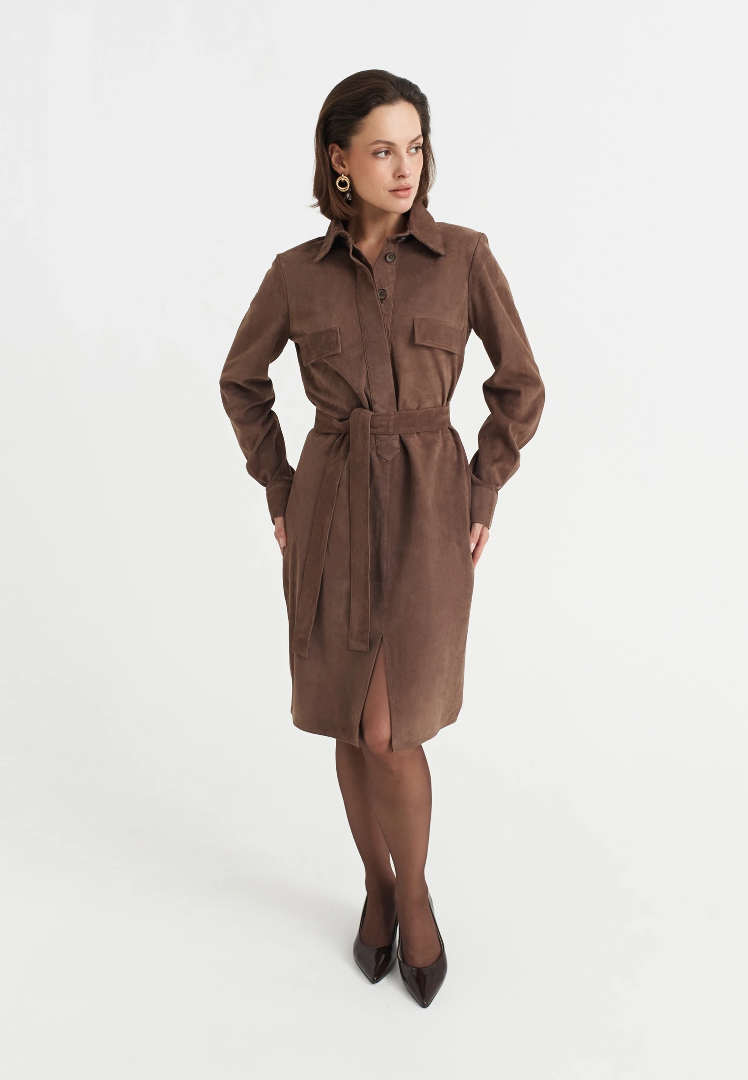 SOFT STRUCTURE - SUET ELBİSE