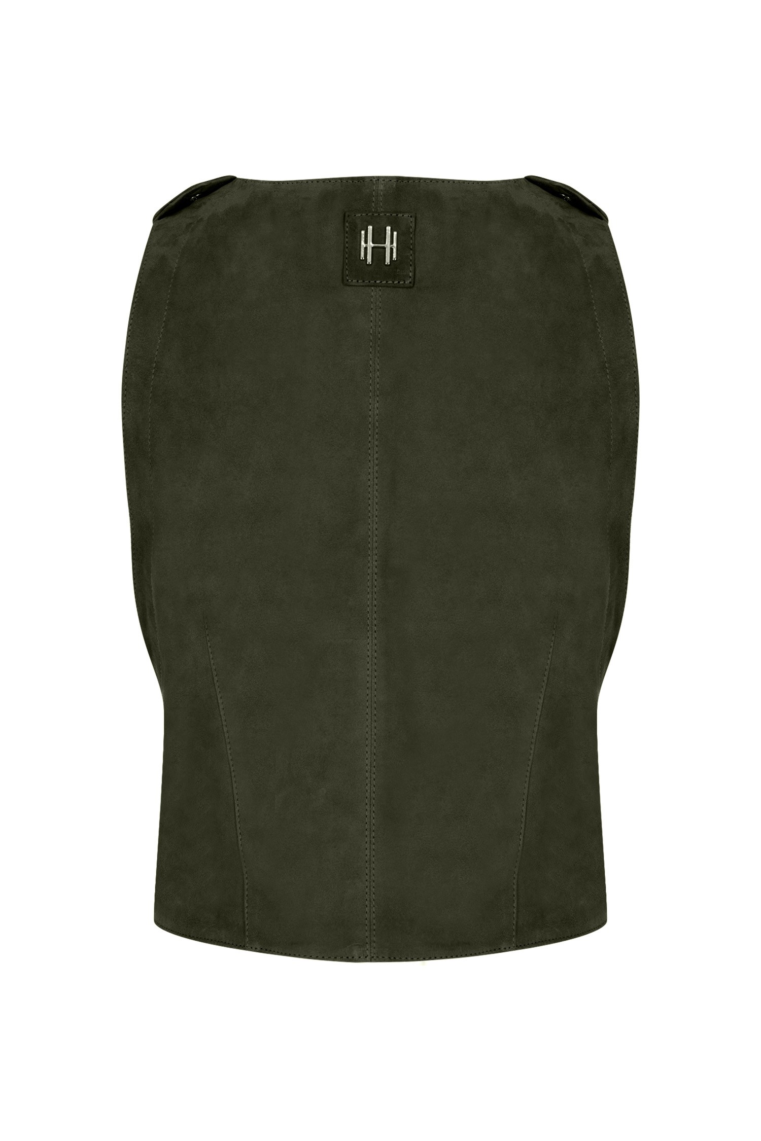 ''CARTER'' CLASSIC 3 BUTTON LEATHER VEST