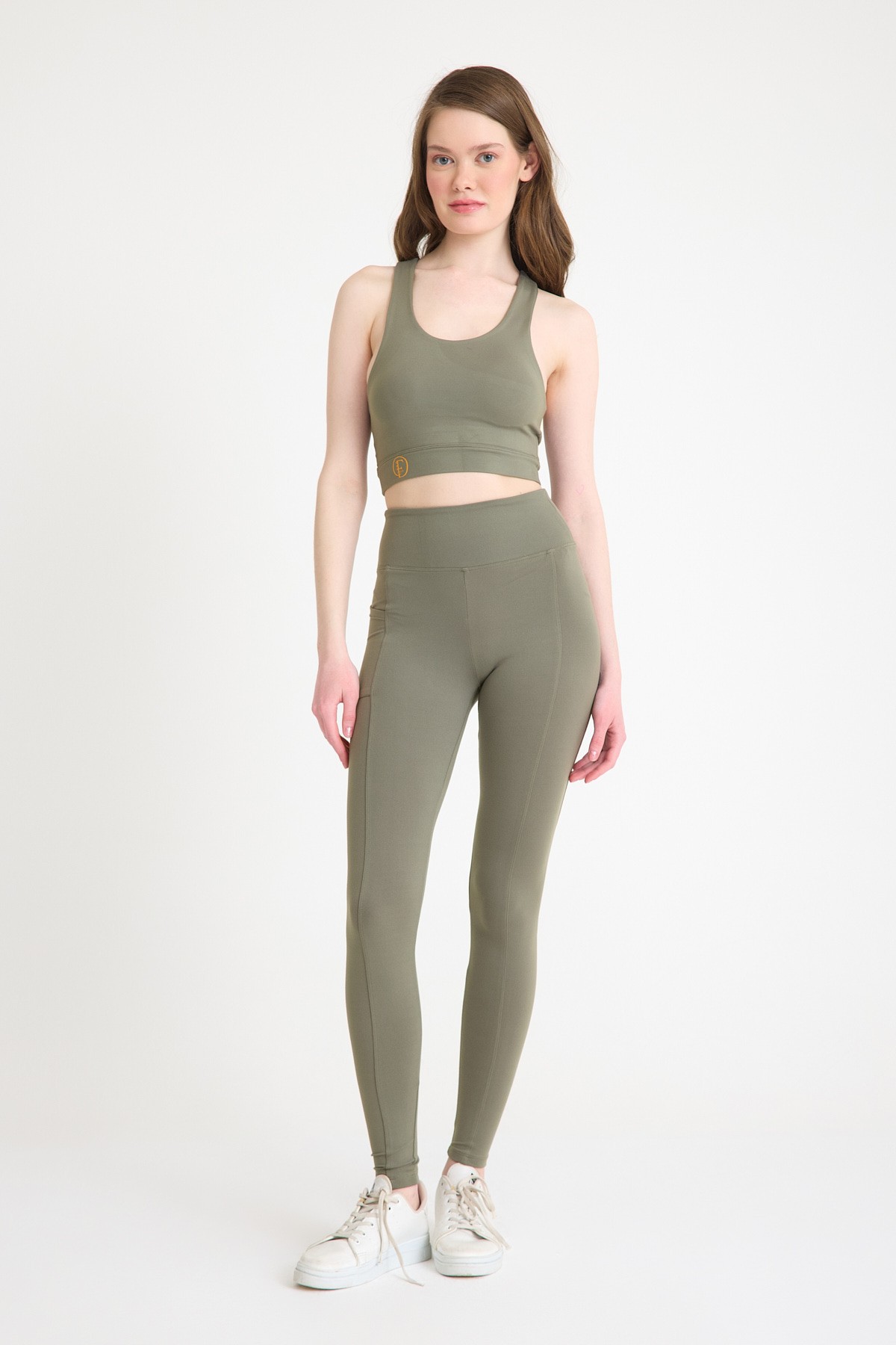 Activefit 2li Cepli tayt Bralet takım - Açik Yeşil