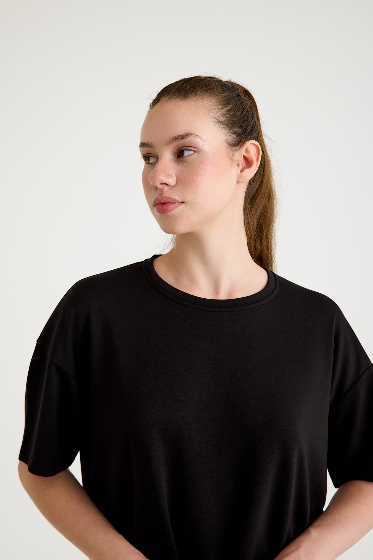 Mİnimal over size t-shirt spor takim