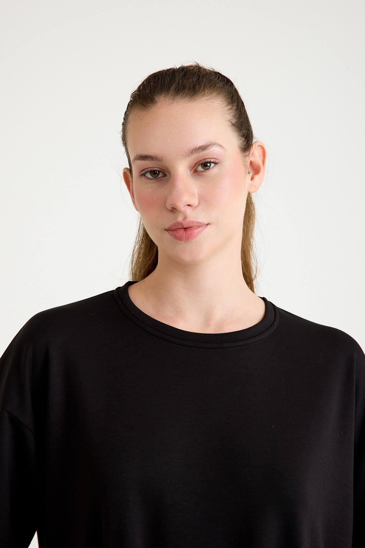 Mİnimal over size t-shirt spor takim