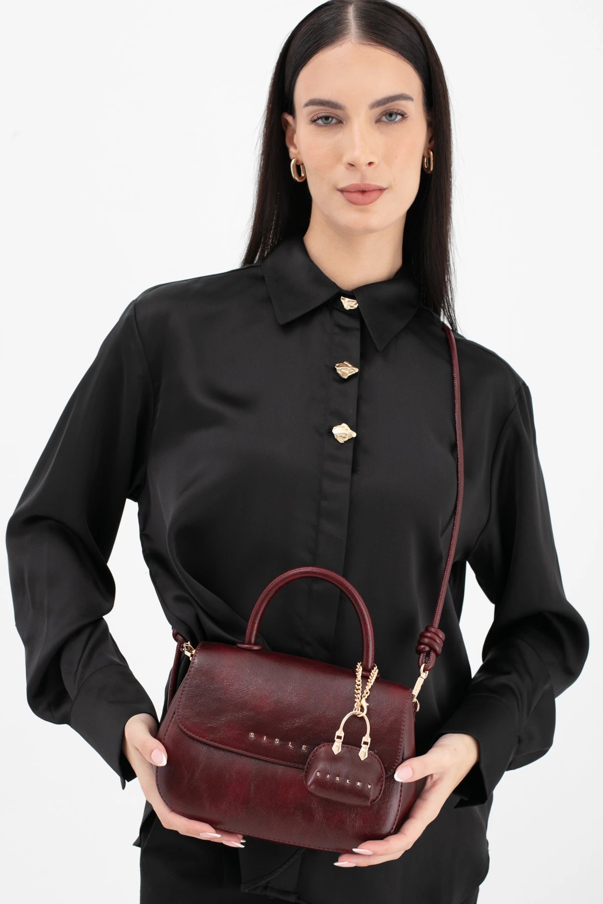 KADIN KOL ÇANTASI BORDO SLY235