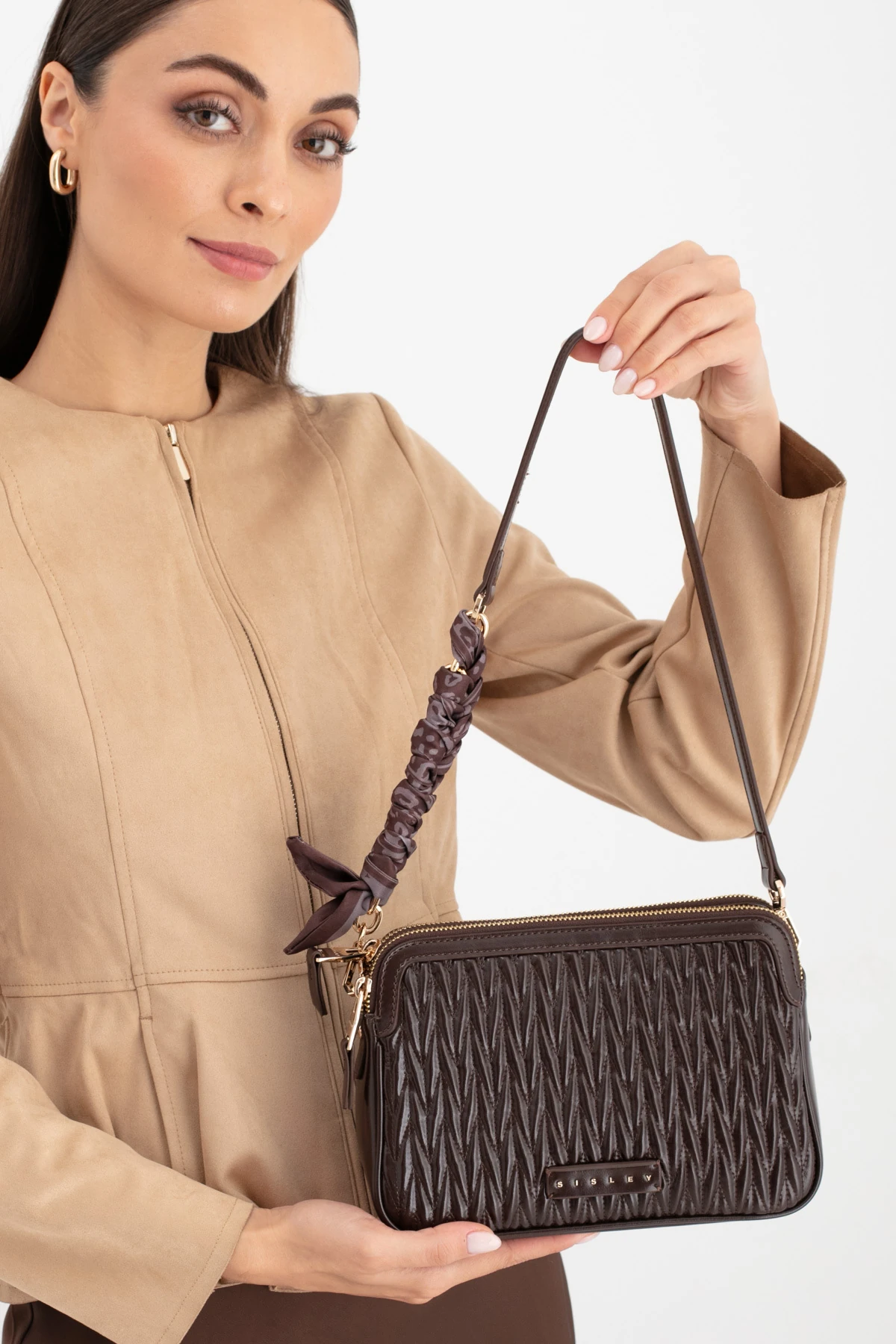 KADIN KOL ÇANTASI KAHVE SLY275