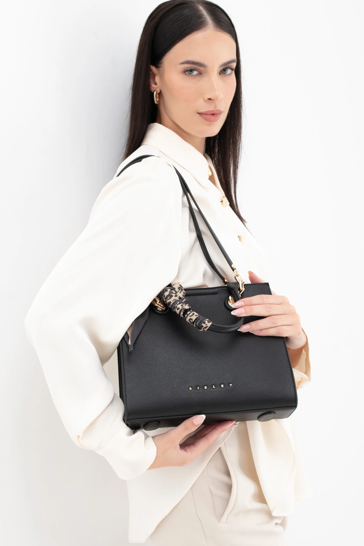 KADIN KOL ÇANTASI SİYAH - BORDO SLY283