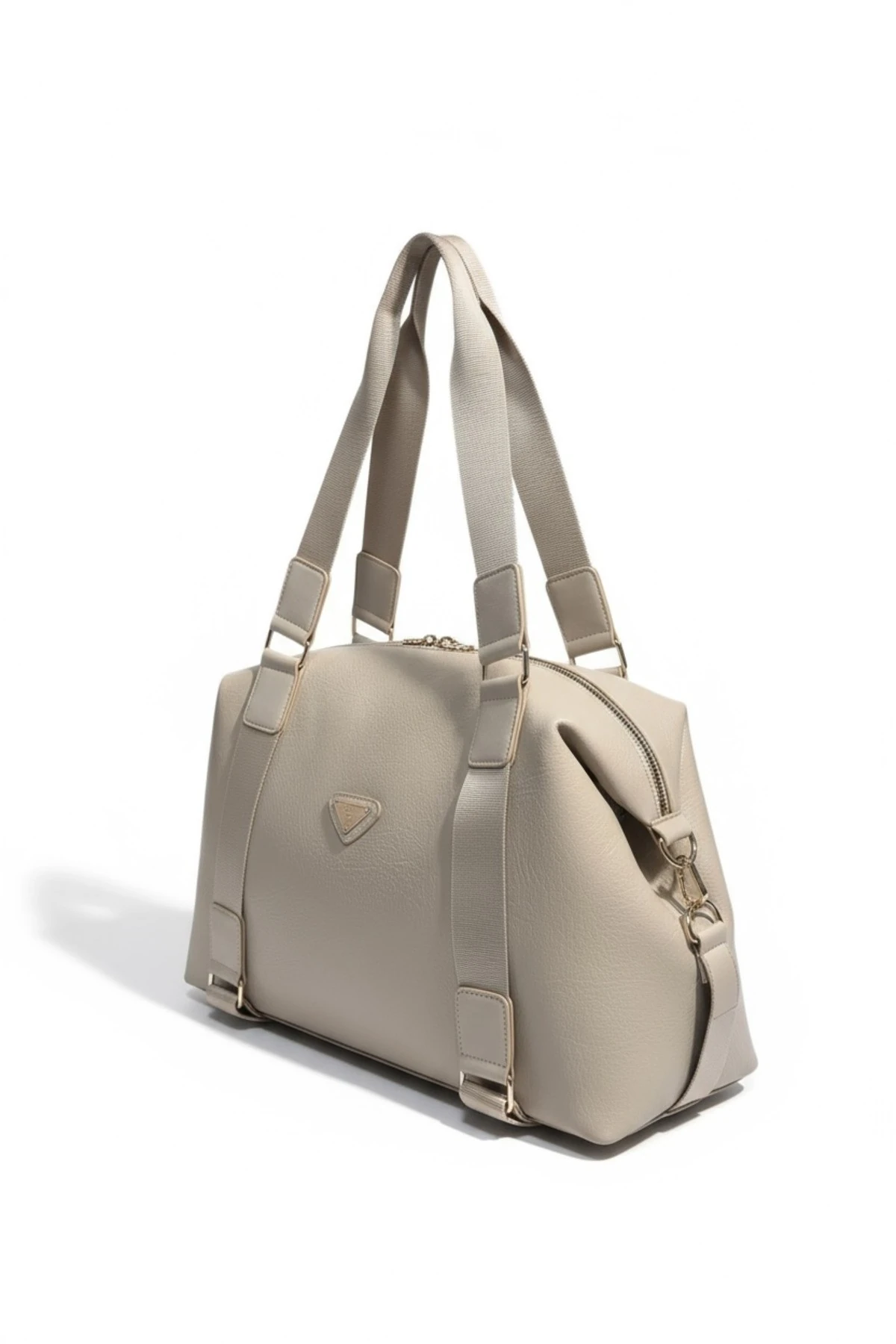 Kadın Siyah Yumuşak Deri Seyahat ve Spor Çantası – Şık, Geniş ve Dayanıklı Model