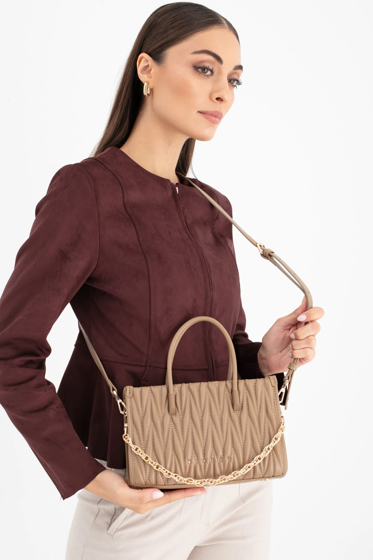 KADIN KOL ÇANTASI VIZON SLY231