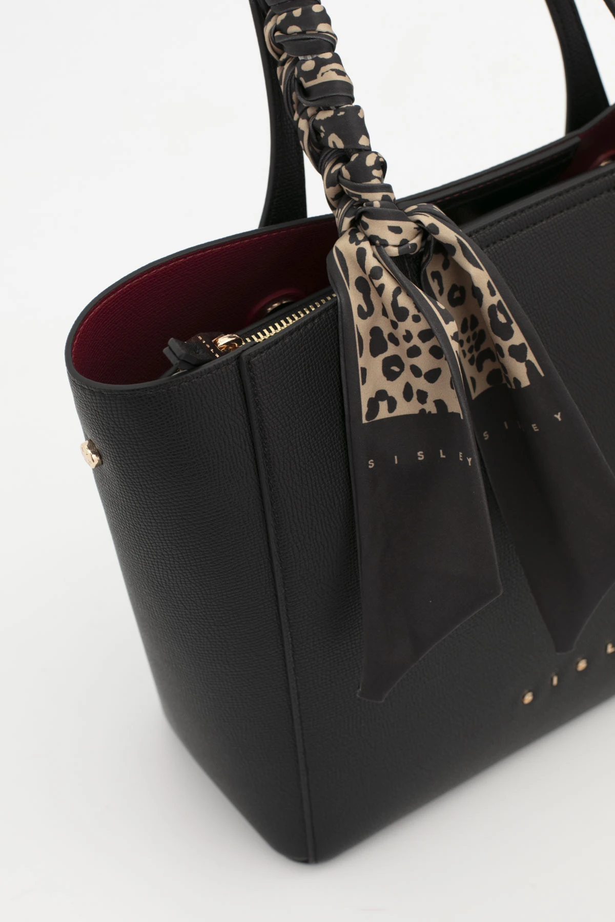 KADIN KOL ÇANTASI SİYAH - BORDO SLY284