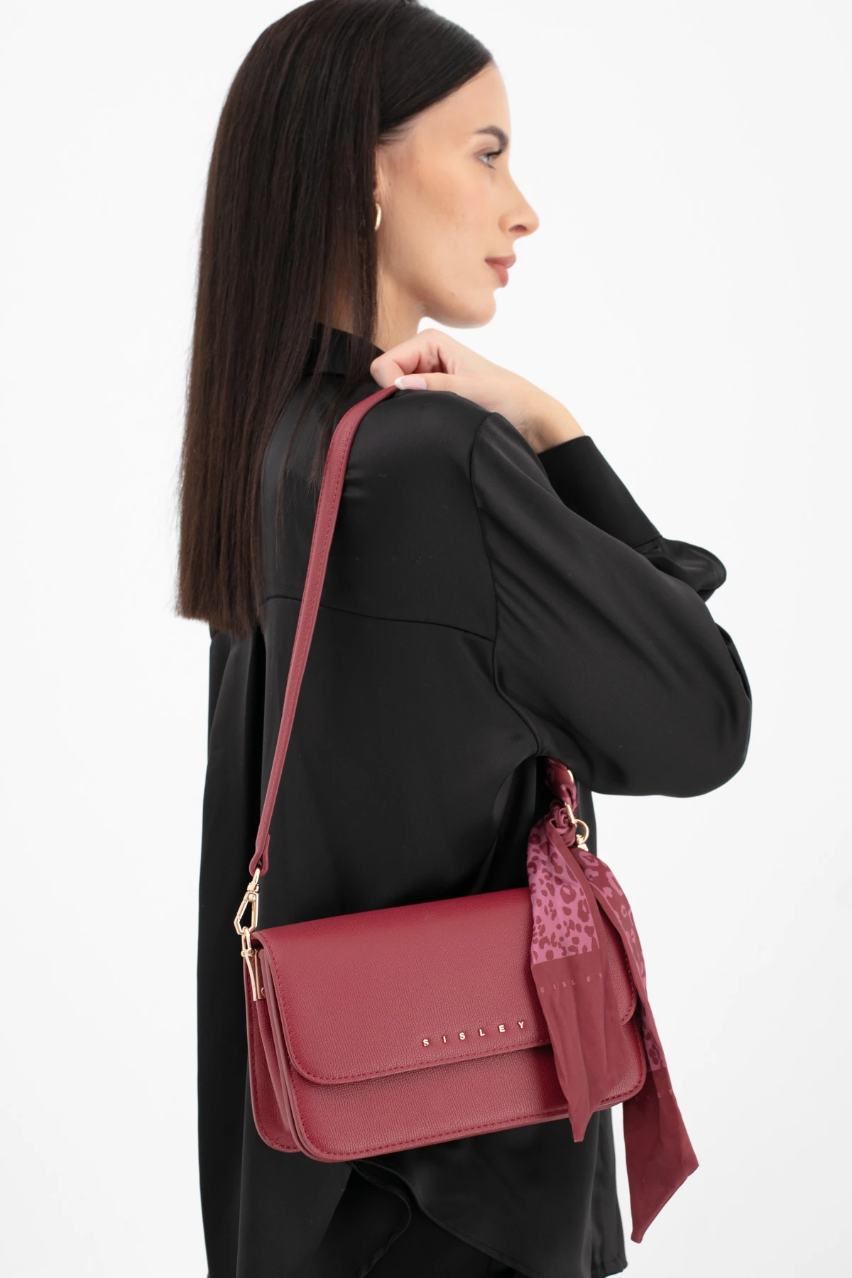 KADIN KOL ÇANTASI BORDO SLY236