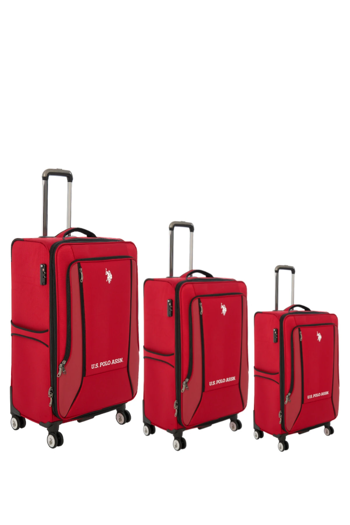 Plvlz24021 3'lü Kumaş Valiz Seti