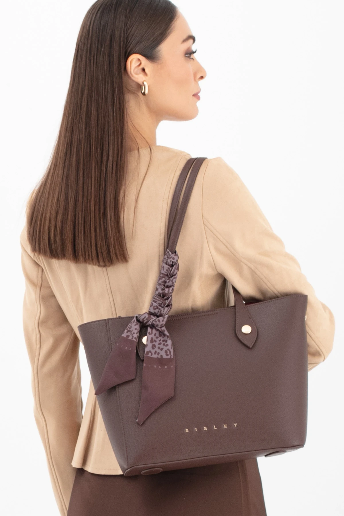 KADIN KOL ÇANTASI KAHVE-BORDO SLY284